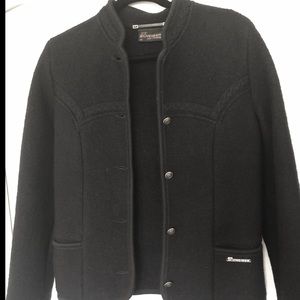 Vintage coat 100% Austrian boiled wool button-down